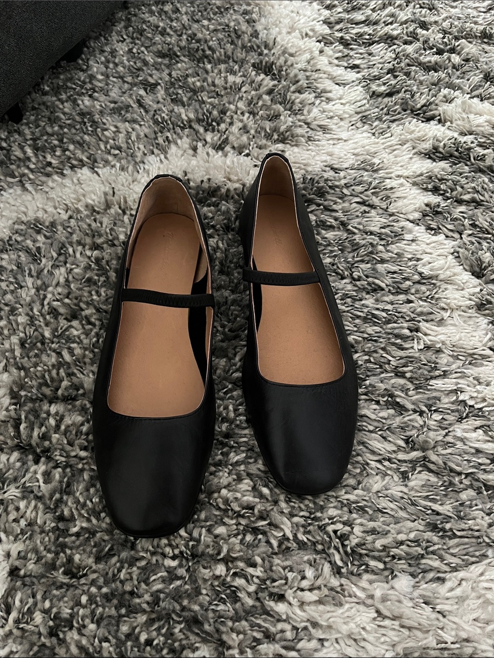 Black Mary Jane Madewell Greta Flats for Women - Comfortable Everyday Shoes